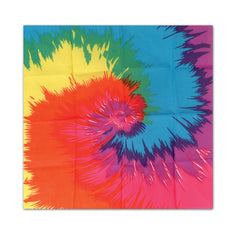 Bandana Tie-Dye Funky - 22" x 22"