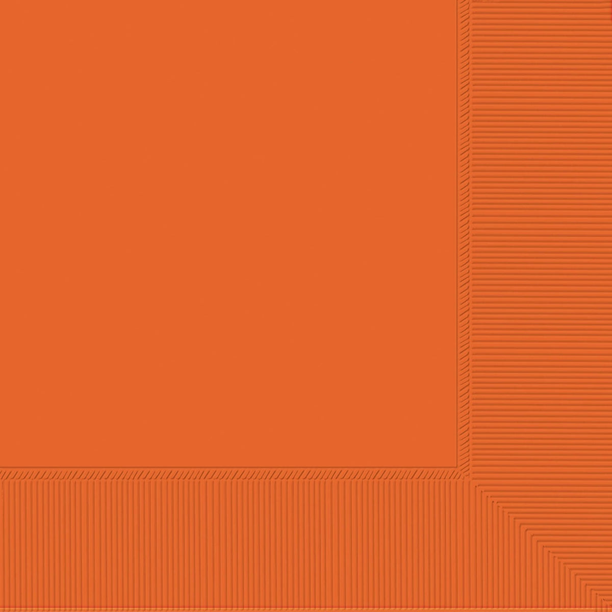 Serviettes de table - 2 épaisseurs - Orange - 40/Pqt