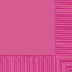 Serviettes de table - 2 épaisseurs - Fushia - 40/Pqt