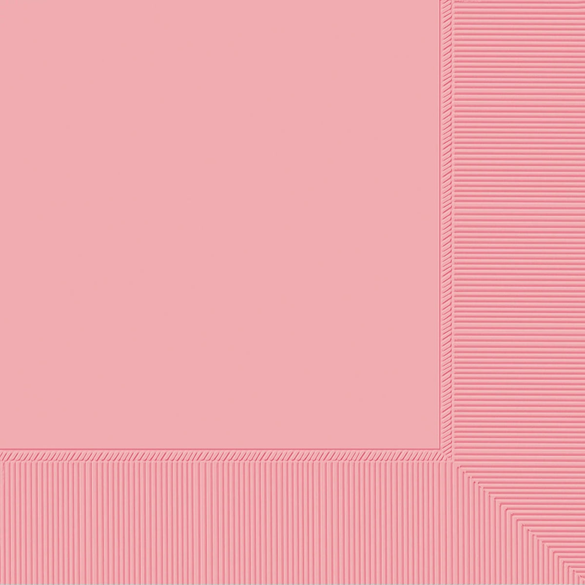 Serviettes de table - 2 épaisseurs - Rose - 40/Pqt