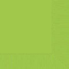 Serviettes de table - 2 épaisseurs - Kiwi - 40/Pqt