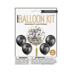 Kit de Ballons Compte à Rebours du Nouvel An - 5 mcx