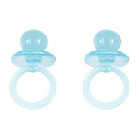 Sucette cristal - Bleu - 18/Pqt