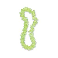 Collier de fleurs vert citron