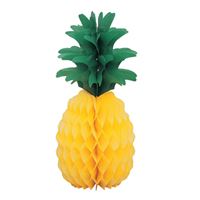 Décoration ananas en nid d’abeille - 14"