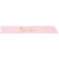 Écharpe - Bachelorette - Bride to Be - Rose et or