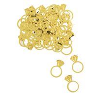 Confettis métallisés - Bague diamant or - 5oz