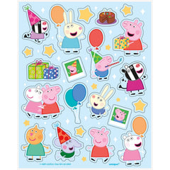 Feuille autocollants - Peppa Cochon - 4/Pqt