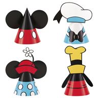 Chapeaux de fête - Disney Mickey Mouse - 8/Pqt