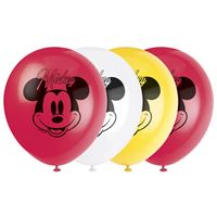 Ballons en latex - Disney Mickey Mouse - 12" - 8/Pqt