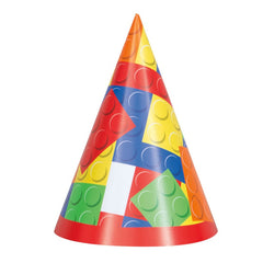 Chapeaux de fête - Bloc de construction - 8/Pqt