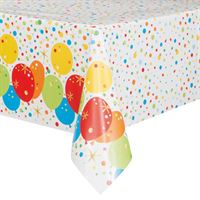 Nappe en Plastique - Glitzy Or Anniversaire - 54" x 84"