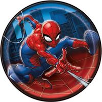 Assiettes à Dessert - Spider-Man - 7" - 8/Pqt
