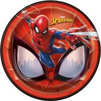 Assiettes à Repas - Spider-Man - 9" - 8/Pqt