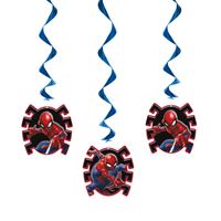 Décorations tourbillons suspendus - Spider-Man - 3/Pqt