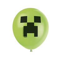 Ballons en Latex - Minecraft - 12" – 8/Pqt