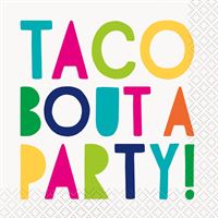 Serviettes à Breuvage - Taco Bout a Party - 16/Pqt
