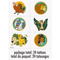 Tatouages - Le Roi Lion - 24/Pqt