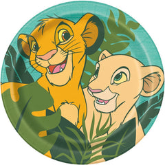 Assiettes à Repas - Le Roi Lion - 9" - 8/Pqt