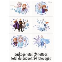 Tatouages temporaires – La Reine des Neiges 2 – 24/Pqt