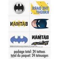 Tatouages Temporaires - Batman - 24/Pqt