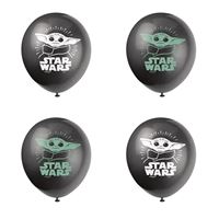 Mandalorian The Child 12 Latex Balloons  8ct"