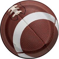 Assiettes à Dessert - Football - 7" - 8/Pqt