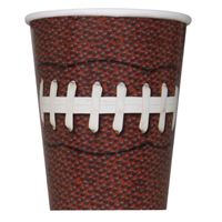 Verres en Papier - Football - 9oz - 8/Pqt