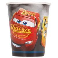 Verres en Papier - Les Bagnoles 3 - 9oz - 8/Pqt