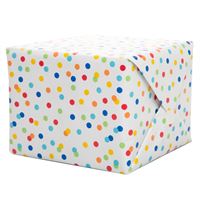 Papier d’emballage - Pois arc-en-ciel - 30" x 5'