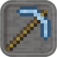 Assiettes à Dessert - Minecraft - 7" – 8/Pqt