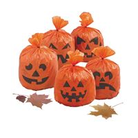 Sac de feuilles de citrouille