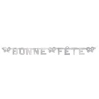 Bannière Articulée Deluxe – Bonne Fête – Argent