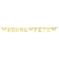 Bannière Articulée Deluxe – Bonne Fête – Or