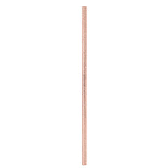 Pailles en papier - Or Rose - 10/Pqt