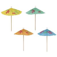 Piques parasols en papier - 10/Pqt
