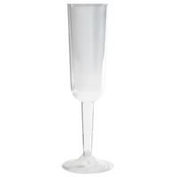 Flûtes à champagne en plastique - Transparent - Premier Stylz - 7oz – 4/Pqt