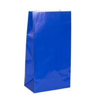 Sacs surprise en papier - Bleu - 12/Pqt