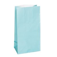 Sacs surprise en papier - Bleu Bébé - 12/Pqt
