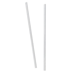 Pailles en papier - Argent - 10/Pqt