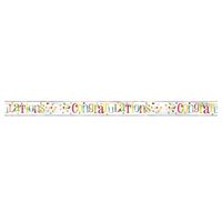 Bannière - Congratulations - Multicolore - 12'