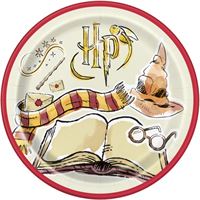 Assiettes à Repas - Harry Potter - 9" - 8/Pqt