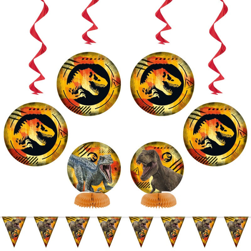 Ensemble de Décorations - Le Monde Jurassique 3 - 7/Pqt