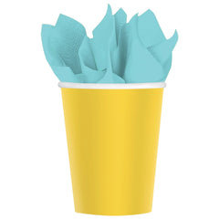 Verres en Papier - Jaune - 9oz - 20/Pqt