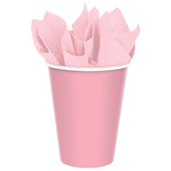 Verres en Papier - Rose Bébé - 9oz - 20/Pqt