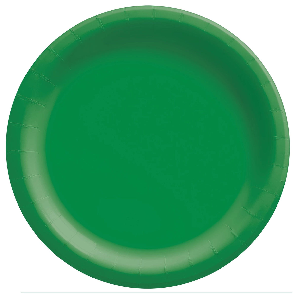Assiettes à Repas - Vert - 20/Pqt