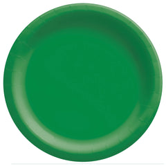 Assiettes à Repas - Vert - 20/Pqt