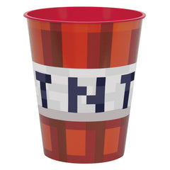 Verres en plastique - Minecraft - 10oz - 4/Pqt