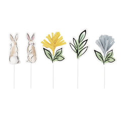 Décorations de gâteau - Pâques - assorties - 5/Pqt