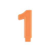 Chandelle d'anniversaire Avec Bordure - Chiffre 1